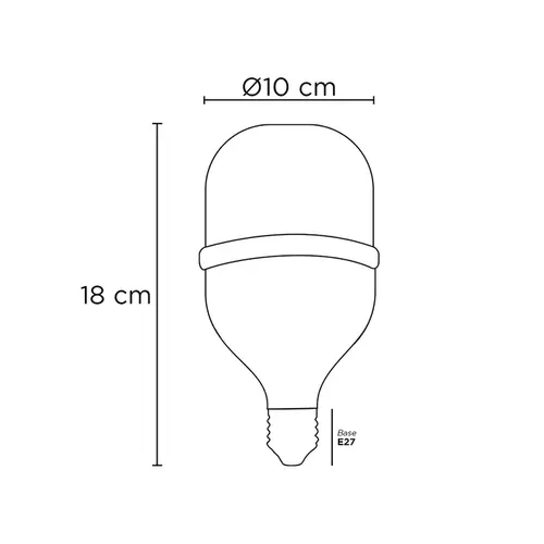 Lampada Led High Power 20W 6500K E27 Bivolt Luminatti