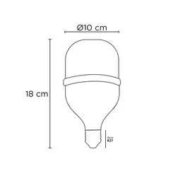 Lampada Led High Power 20W 6500K E27 Bivolt Luminatti