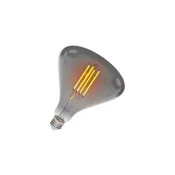 Lampada Led LAB Filamento 8W Corpo Fume Luz Ambar Bivolt Luminatti