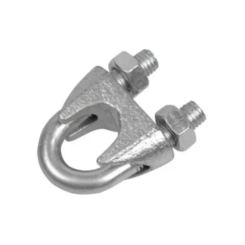 Grampo P/ Cabo 4 Mm Cinza Marcai
