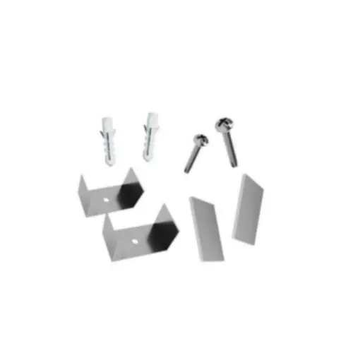 Kit Fixacao E Acabamento Branco Perfil Cantoneira Luminatti