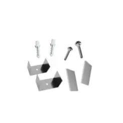 Kit Fixacao E Acabamento Branco Perfil Cantoneira Luminatti