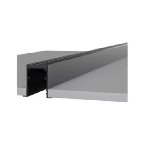 Perfil De Embutir Modular Preto 2M Luminatti