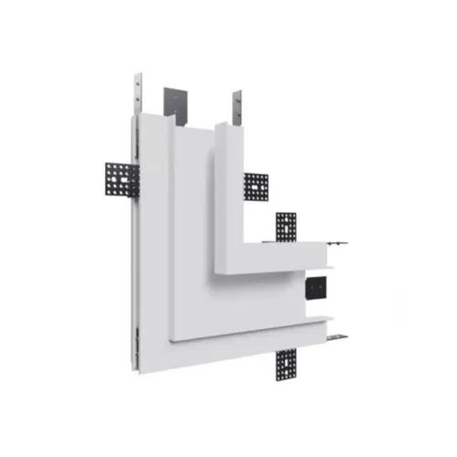 Conector No Frame Wide Branco Parede-Parede Luminatti