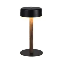 Abajur Luna 3W Led Preto 3000-4000-6000K Orluce