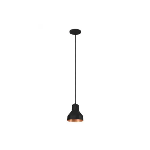 Pendente Viena Preto Cobreado 1L Kin