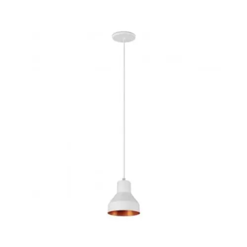 Pendente Viena Branco Cobreado 1L Kin