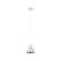 Pendente Viena Branco Cobreado 1L Kin