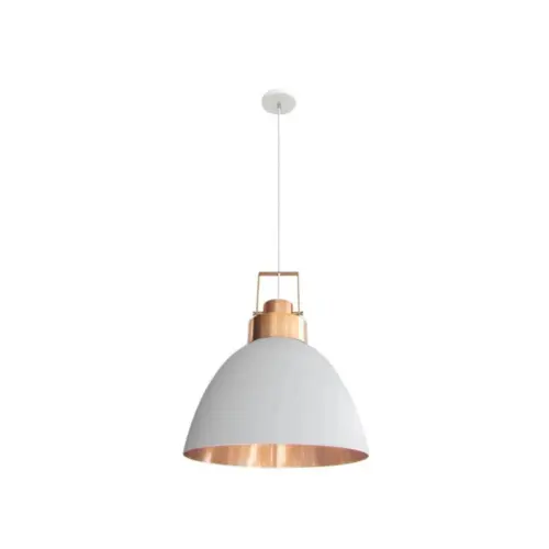 Pendente Aveiro Branco Cobreado Kin
