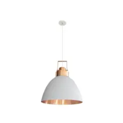 Pendente Aveiro Branco Cobreado Kin