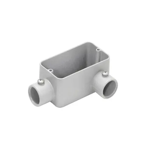 Condulete Aluminio Cinza ( LL ) 3/4" Tampa Cega Vedada PVC BSP Wetzel