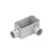 Condulete Aluminio Cinza ( LL ) 3/4" Tampa Cega Vedada PVC BSP Wetzel