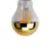 Lampada Led Bulbo Filamento Defletora Dourada 4W Luz Ambar Bivolt Luminatti