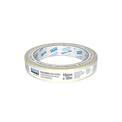 Fita Crepe 18mmX50m Tekbond