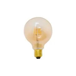 Lampada Led Balloon Filamento 4W Ambar Bivolt Luminatti