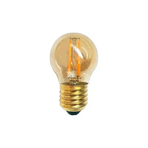 Lampada Led Bolinha Filamento 2W Ambar E27 Bivolt Luminatti