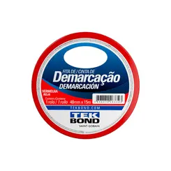 Fita De Demarcacao 48mmX15m Vermelho Tekbond