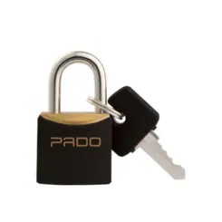 Cadeado SM Latao 20mm Preto Pado
