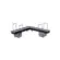 Conector Preto Difusor Branco Parede-Parede Luminatti
