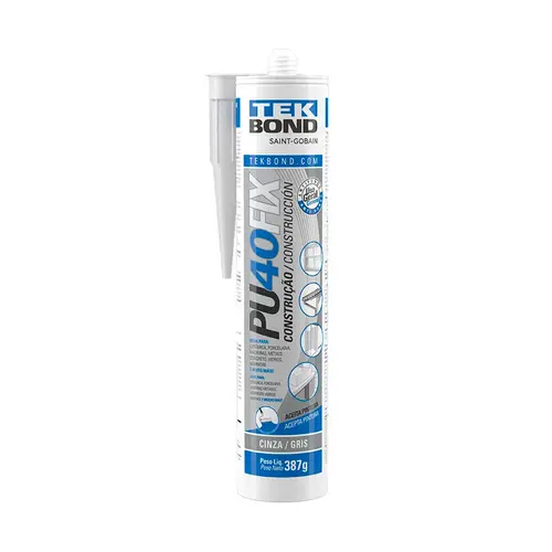 Pu 40 Fix Cinza 387g 280ml Tekbond