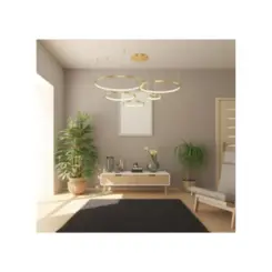 Pendente Led Daire 5M 189W 40/60/80/100/120Cm 3000