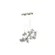 Pendente Led Metal Cristal Geneses 15W 3000K Hevvy