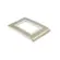 Placa 4X2 3 Posicoes Concept Branco/ Champanhe
