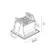 Luminaria Embutir Pontual Fixo 3W 2700K Picco Preto Interlight