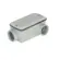 Condulete Aluminio Cinza ( TB ) 1.1/2" Tampa Cega Vedada PVC BSP Wetzel