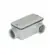 Condulete Aluminio Cinza ( LR ) 1" Tampa Cega Vedada PVC BSP Wetzel