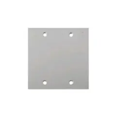 Placa Piso Leve 4X4 Inox Alto Brilho Cega Olivo
