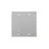 Placa Piso Leve 4X4 Inox Alto Brilho Cega Olivo