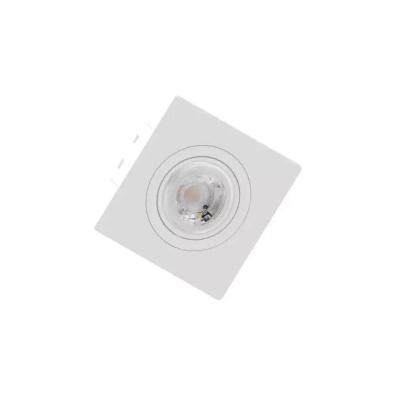 Spot Embutir Quadrado Face Plana Mini Dicroica Bt 70X7X35MM Save Energy