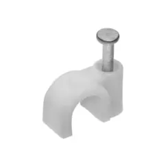 Grampo P/ Cabo 6 Mm Branco Marcai