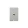 Placa Piso Leve 4X2 Inox Alto Brilho C/ Furo Central Olivo