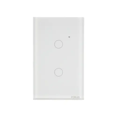 Interruptor Inteligente Wifi 2 Botoes Touch Bivolt Foxlux