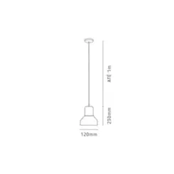 Pendente Viena Cobreado Preto 1L Kin