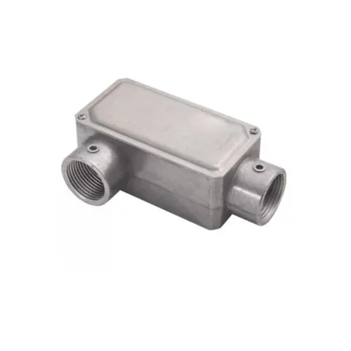 Condulete Aluminio Cinza ( LR ) 3/4" Tampa Cega Vedada PVC BSP Wetzel