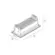 Luminaria Embutir Pontual Fixo 7W 2700K Picco Borda Interlight
