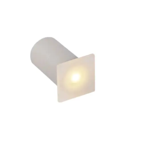 Balizador Mini Face Quadrado 3W 3000K IP65 Branco Led Art