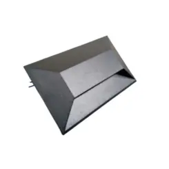 Balizador Onix Horizontal 1W 3000K LA- 207 Bivolt Preto Led Art