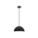 Pendente Domus Preto Com Branco 40X17 1Xe27 Opl
