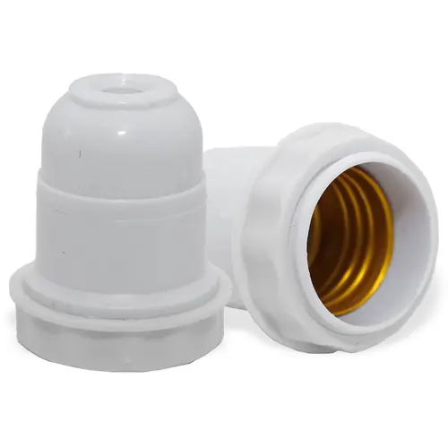 Soquete Universal Branco + Arruela 2A 250V Marcai