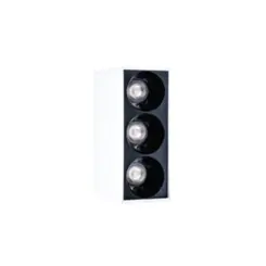 Spot Iris Sobrepor La-3262 6 Watt Branco/Preto 2700K - Bivolt Led Art