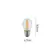 Lampada Led Filamento Clear G45 4W 2400K E27 Bivolt Nordecor
