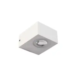 Arandela Led Folui 2X3W 3000K 30° IP65 Branca Bivolt Nordecor