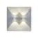 Arandela Led Folui 2X3W 3000K 30° IP65 Branca Bivolt Nordecor