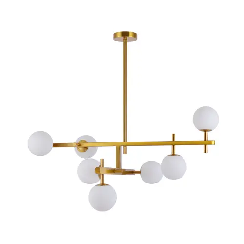 Pendente Romai Ori 7xG9 12CM Dourado Nordecor