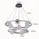 Pendente Led Hoop Duo 10xE27 86W 3000K 15CM Preto e Cobre Nordecor