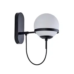 Arandela KORI E27 15CM Preto Nordecor